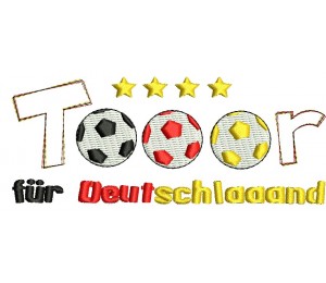 Stickserie - Tooor für Deutschland